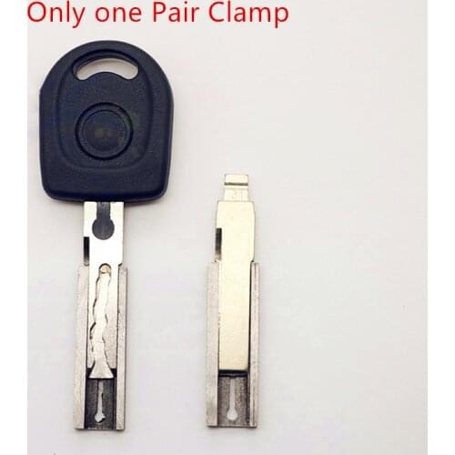 2pcs/lot HU66 Duplicating Fixture Clamp For VW Volkswagen Key Blank Key Cutting Machine Accessories Key Cutter Machine Part