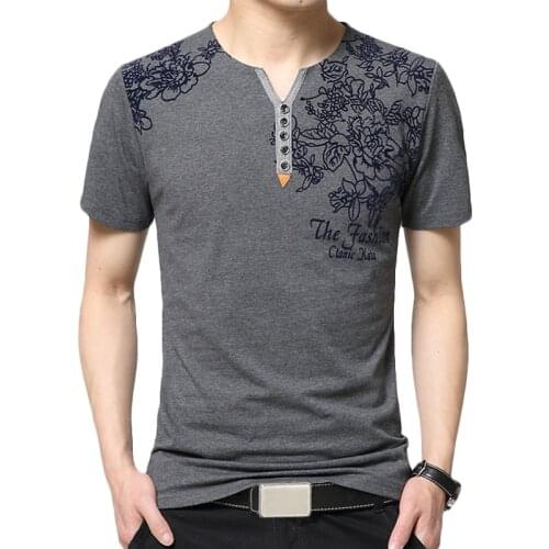 Summer T-Shirt Men Fashion Print O Neck T Shirts Man Casual Cotton Tee Tops TShirt Mens Short Sleeve Shirts Plus Size 5XL Cloth