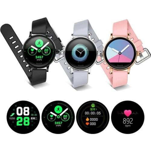 Surplus Wind S9D Round Color Screen Smart Watch Heart Rate Blood Pressure Waterproof Sport Watch with Bluetooth