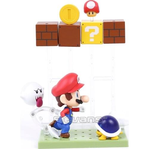 Super Mario Bros Mario with Toad Koopa Boo 473 Action Figure Collectible Model Toy