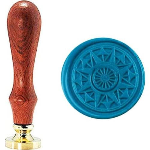 Compass Decorative Pattern Wax Seal Stamp Wedding Invitations Gift Set Kit