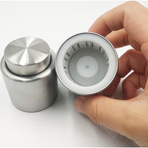 Reusable Red Wine Stoppers Food Grade Beer Beverage Bottle Caps Sealers Leak Free Fresh Keeping Plug for Kitchen Gadget Bar Tool