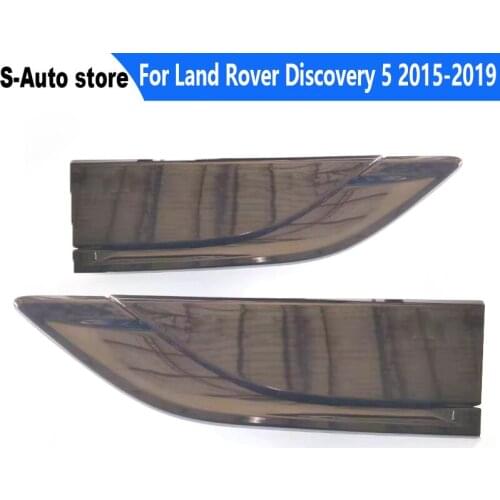 For Land Rover Discovery 5 2015-2019 modified car front fender black tuyere trim strip wind outlet side tuyere car front grille