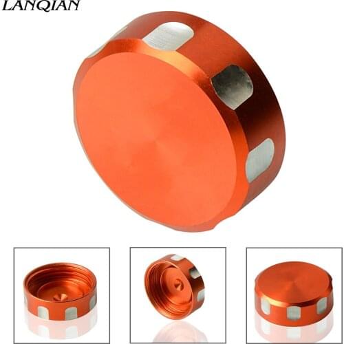 Motorcycle Orange Aluminum Accessories Engine Oil Filter Cover Reservoir Cap Motorbike FOR390120 390 120