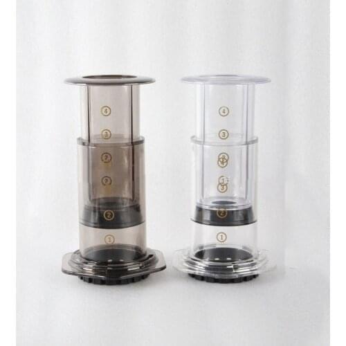 New Filter Glass Espresso Coffee Maker Portable Cafe French Press Cafe Coffee Pot for AeroPress Machine Kitchen Coffee Tools