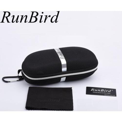 RunBird Original Brand Eyewear Accessories Glasses Spectacle Case Cloth Sunglasses Box Cases Eyeglass Container for Lenses