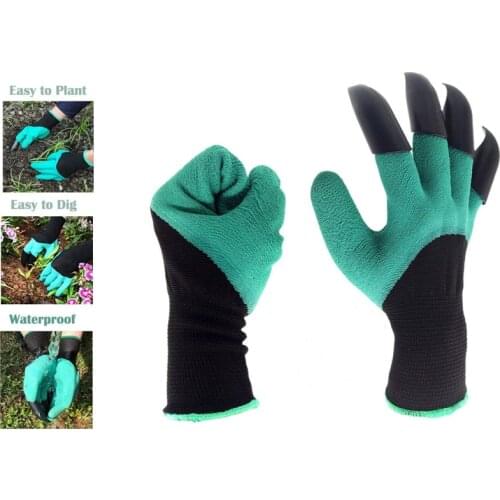 Gardening Gloves garden Digging Planting 4 ABS Plastic Claws Garden Working Accessories Hot Selling New For Digging Planting