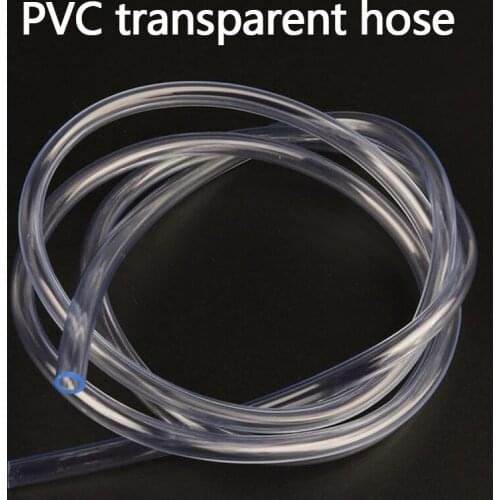 PVC Transparent Hose PVC pipe garden hose Water Tube Pipe for Water Pump, durable soft transparent Garden Water Hose 1 Pcs