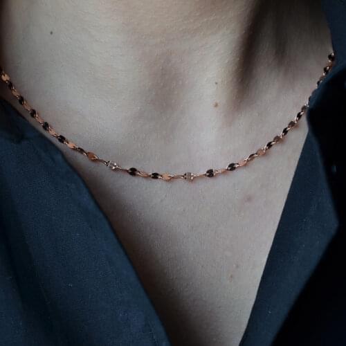 Pul Kolye Gold 925 gümüş