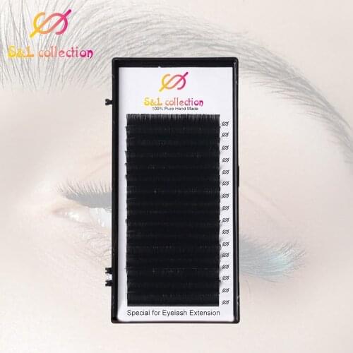 16 lines U curl Mink Eyelashes Maquillaje Eyelash Extension Makeup Individual Eyelash High Quality Natural Soft Lashes Faux Cils