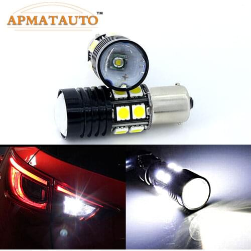 2 X 1156 P21W Q5 Chips No Error Car LED Rear Reversing Tail Light Bulb For Peugeot 206 207 307 308 406 407 507 508