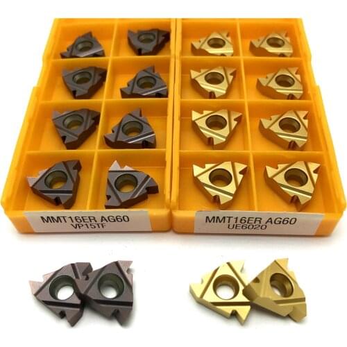 MMT16ER AG60 MMT16IR AG60 Carbide insert Thread turning tool 16ER 16IR Thread insert CNC turning insert lathe tools cutting tool