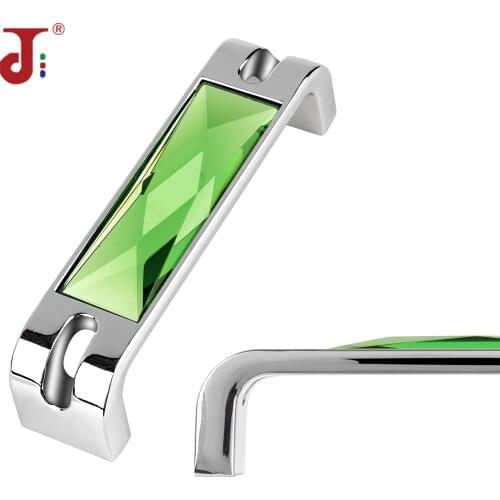 High Quality Crystal Knobs For Furniture Wardrobe Cabinet Handle Sliding Glass Door Pull Kitchen Room Handles Contracted Decora