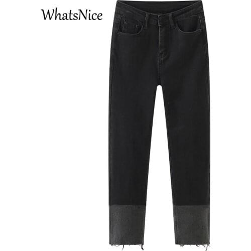 Женские зауженные джинсы WhatsNice China At AliExpress