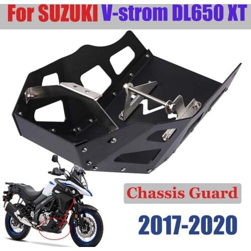 For SUZUKI V-strom 650 Vstrom DL650 DL 650 XT 2017-2020 Motorcycle Engine Chassis Guard Protection Cover Skid Plate Protector