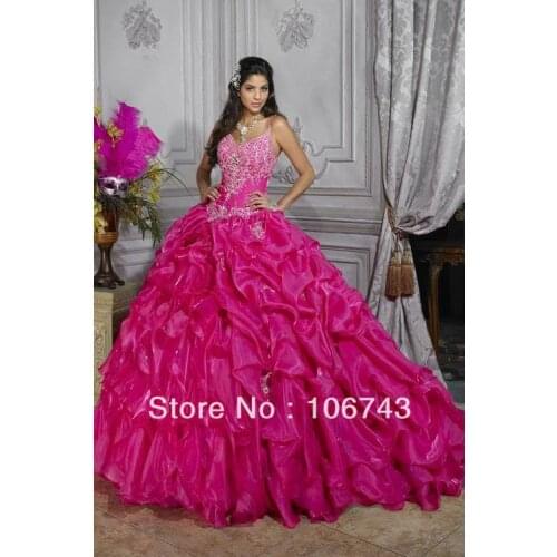 Free shipping 2021 vestido debutante 15 anos new ball embroidery brides Custom embroidery pleat bridal gown Quinceanera Dresses