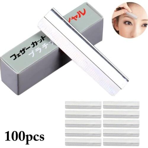 100PCS Kapmore Eyebrow Razor Multifunctional Facial Razor Eyebrow Shaper for Women Girls Beauty Makeup Tool Accessories