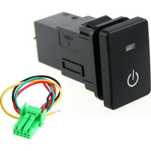 Power Light Power Light Switch ON-OFF Blue LED Replacement Accessories