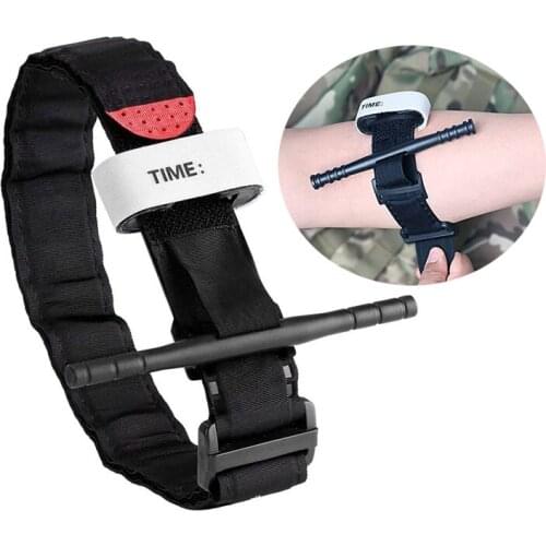 Emergency Tourniquet Outdoor First Aid Quick Slow Release Buckle Medical Military Tactical Emergency Tourniquet Strap One Hand