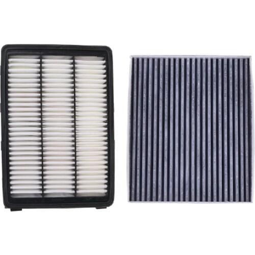 Car Air Filter 2 Pcs Set for Kia Kx5 1.6t Awd 2.0t -/hyundai Tucson Tl 1.6t-gdi 2.0 Gdi 2015-2019 Model Filter Accessories