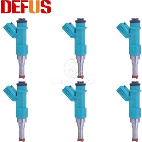 6 pcs DEFUS NEW Fuel Injector For Tacoma Tundra 1GRF High Quality Nozzle Assy Parts Injection OEM 23250-0P010 23209-31090