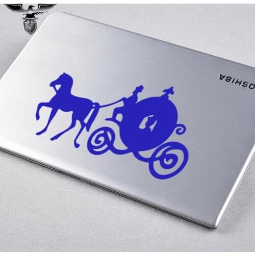 EmpireYing 3 Sizes 8 Colors Cinderella Fairy Tale Beauty Sitting Pretty Carriage Car Sticker Bumper Canoe Styling Vinyl Decal