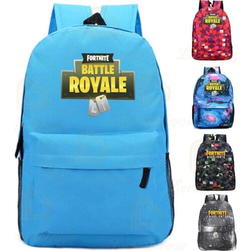 Fortnite Canvas Schoolbags for Students Battle Royale Backpack Durable Laptop Backpacks Men Women Travel Bookbags Notebook Bag