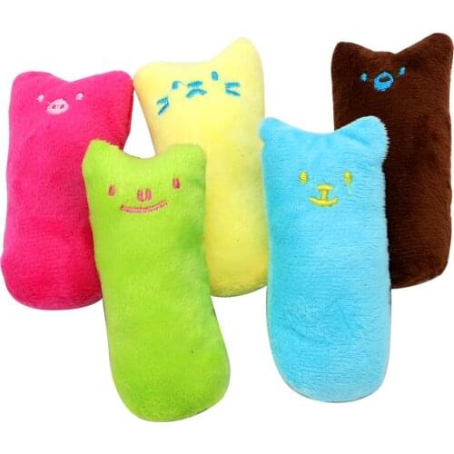 Cat Teeth Grinding Toys Claws Thumb Playing Toys For Pets Funny Interactive Soft Plush Cat Toy Pet Kitten Chewing Toy
