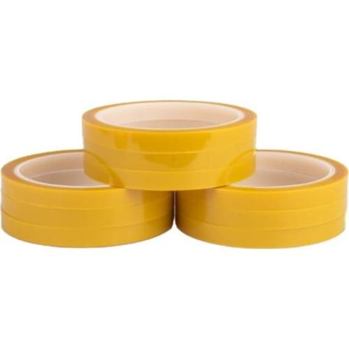 Yellow Electroplating Spray Protective Adhesive High Temperature Resistance PET Adhesive Tape For Circuit Board 5-80mm