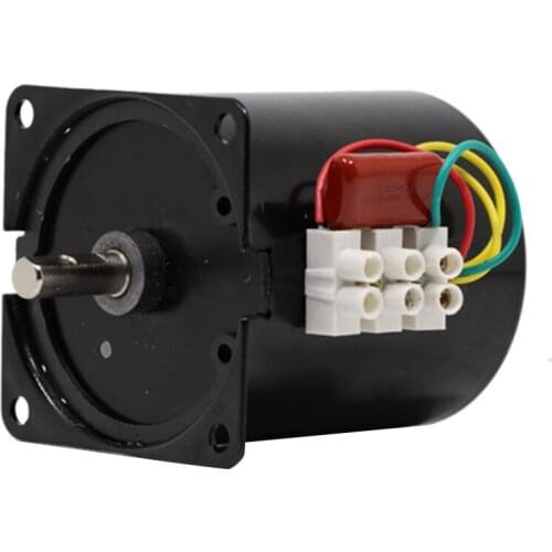 SHGO HOT-68KTYZ Mini Permanent Magnetic Synchronism Motor 220V 28W 68-KTYZ AC Gear Reducer Moter 2.5 Rpm with Bracket