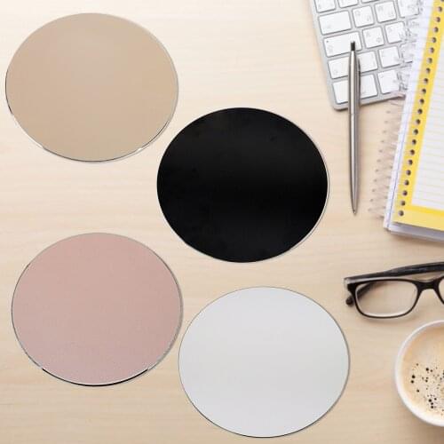 2021 NEW Metal Aluminum Mouse Pad 8.66 Inch Double Side Round Mouse Mat Computer Accessory Cushion Tablet Laptop Accessories