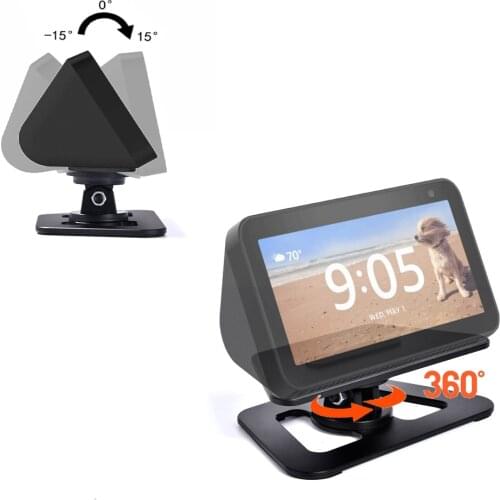 New For Echo Show 5 Stand Base Mount Fully Aluminum Build Base For Echo Show 5 Holder Adjustable Stand Accessories