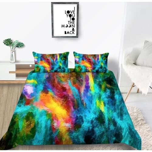 Creative Bedding Set Colorful 3D Strange Fashionable Duvet Cover Queen King Twin Full Single Double Unique Design Bed Set