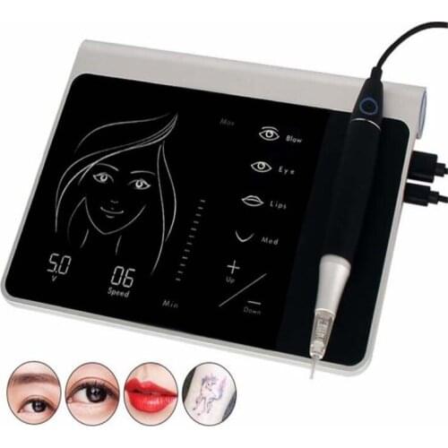 Professional Permanent Makeup Machine Eyebrow Makeup Swiss Motor Rotary Tattoo Permanent Machine Pen Kit For Eyebrow Lips Tattoo