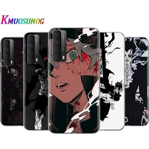 Transparent Cover Anime Black Clover For Huaeri Y9S Y9A Y9 Y8P Y8S Y7 Y7A Y7P Y6P Y6S Y6 Y5P Y5 Pro Phone Case