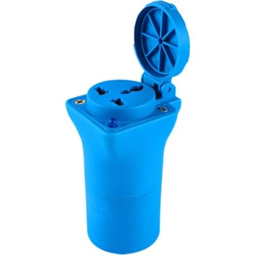 RV AC Charging Pile Socket Converter Heavy Duty 16A 10A 220V Conversion Head Charging Plug Fits for Trailer Outdoor