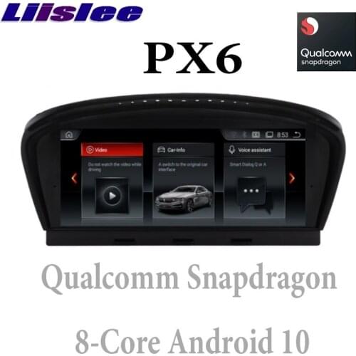 For BMW 5 E60 E61 system 2003~2012 CCC CIC CARPLAY 4G RAM+64G ROM Adapter EVO ID7 Radio 9 inch Screen NAVI GPS FM Navigation