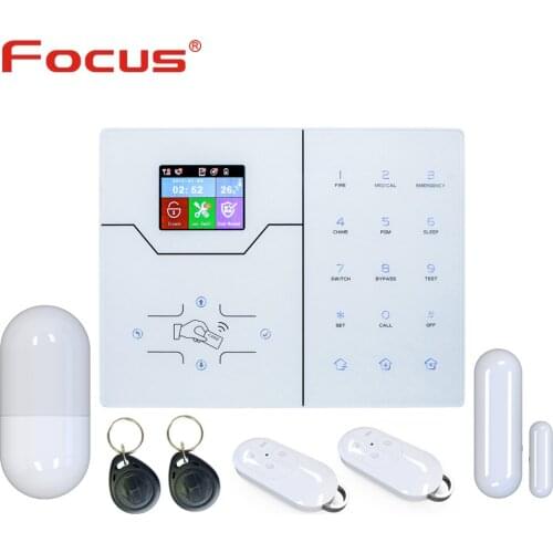 Most Advanced HA-VGT Wireless Rj45 Ethernet Tcp Ip Alarm Gsm Smart Home Alarm System 32 Wireless Zone App Control Alarm System