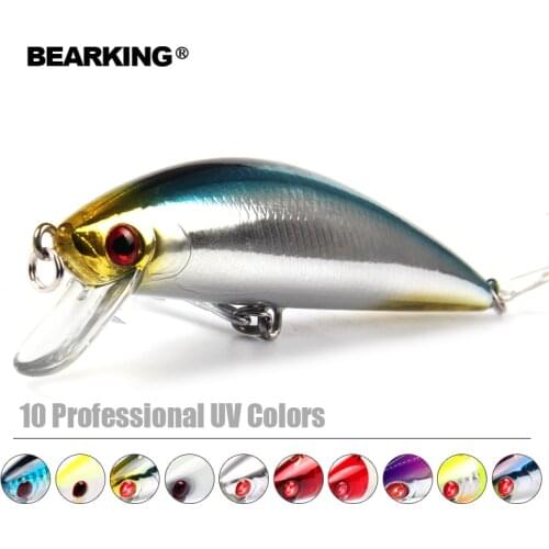 Bearking Bk17-M65 Wobbler Minnow 12cm 40g 1PC Fishing Lure Super Deep Diving Depth Hard Bait Long Tongue Minnow sinking Lure