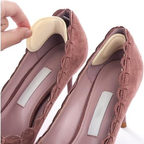 1Pair Silicone Insoles For Shoes Gel Pads For Feet Care Heel Gel Insoles Pads Protect Back Heel Non Slip Foot Care Massager