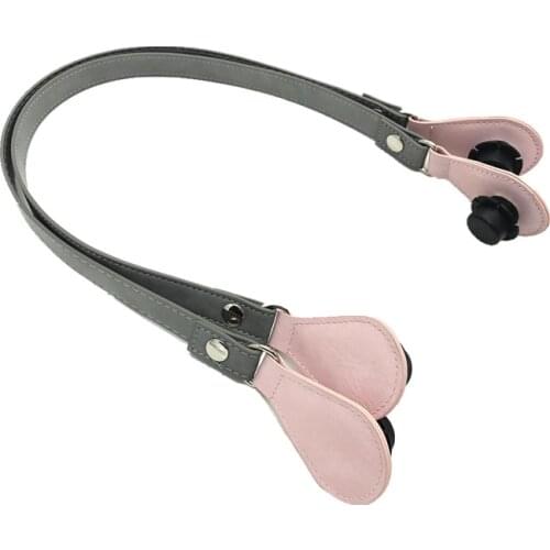 1 pair 68 cm green silk handles for obag handle use