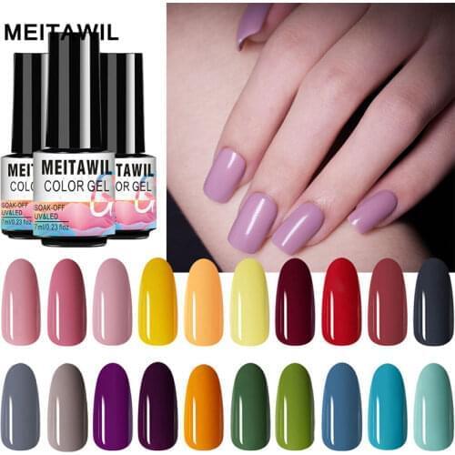 2021 Colorful Glitter Gel Nail Polish 50 Colors Gel Polish Soak Off LED UV Gel Nail Polish Lacquer Base Top Coat Gel Varnish