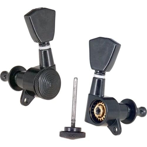 3L/3R Chrome Finish Guitar Tuning Pegs Artist Acoustic Tuners Machine Heads