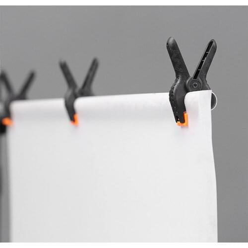 4pcs inch Fixed Clip Adjustable Nylon Spring Clamps Strong Clip for Photography Studio Background Backdrops Accessories