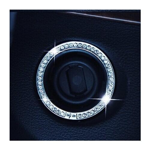 Car-styling Start Stop Button Ignition Key Ring For Toyota Camry Corolla RAV4 Yaris Highlander Land Cruiser PRADO Vios Vitz Reiz