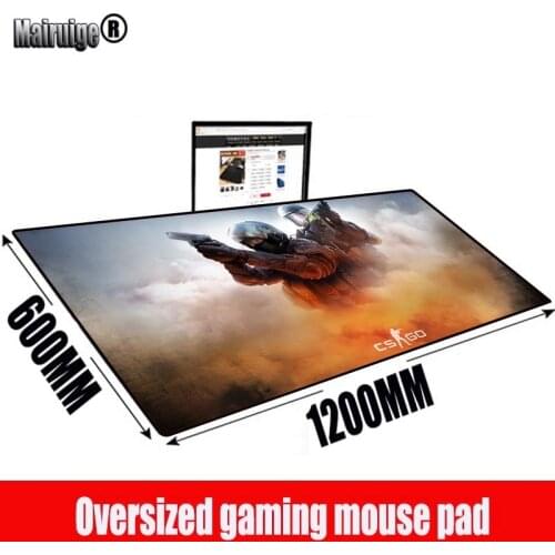 MRGBEST Customize Full Size Large Gaming Mouse Pad PC Computer Gamer Waterproof Mousepad Desk Mat Locking Edge for CSGO LOL Dota