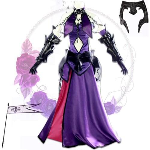 Coshome Fate Grand Order Jeanne d'arc (Alter) Cosplay Costume Women Dress for Halloween Party