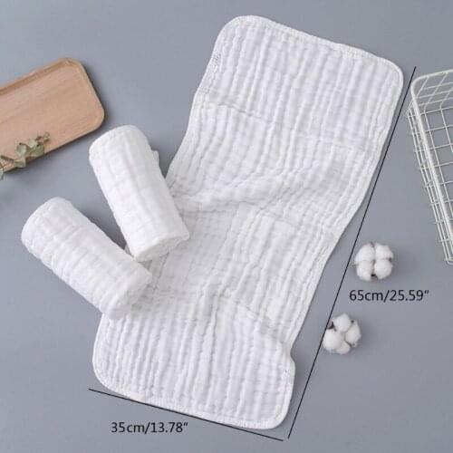 Baby Cotton Long Square Towel Gauze Bath Towel Newborn Feeding Towel Burp Cloth