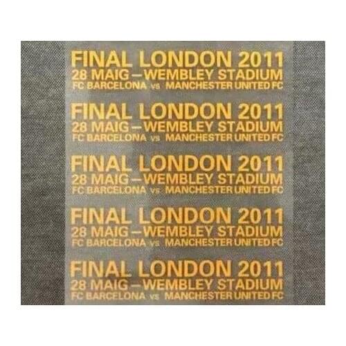 Final London 2011 Patch Final Match Details Heat Transfer Soccer Patch Badge