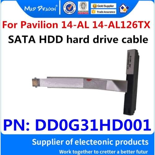 HDD Cable For HP Pavilion 14-AL126TX 14-AL125TX 071tx 028TX 029TX TPN-Q171 laptop SATA SSD Hard Drive Adapter wire DD0G31HD001